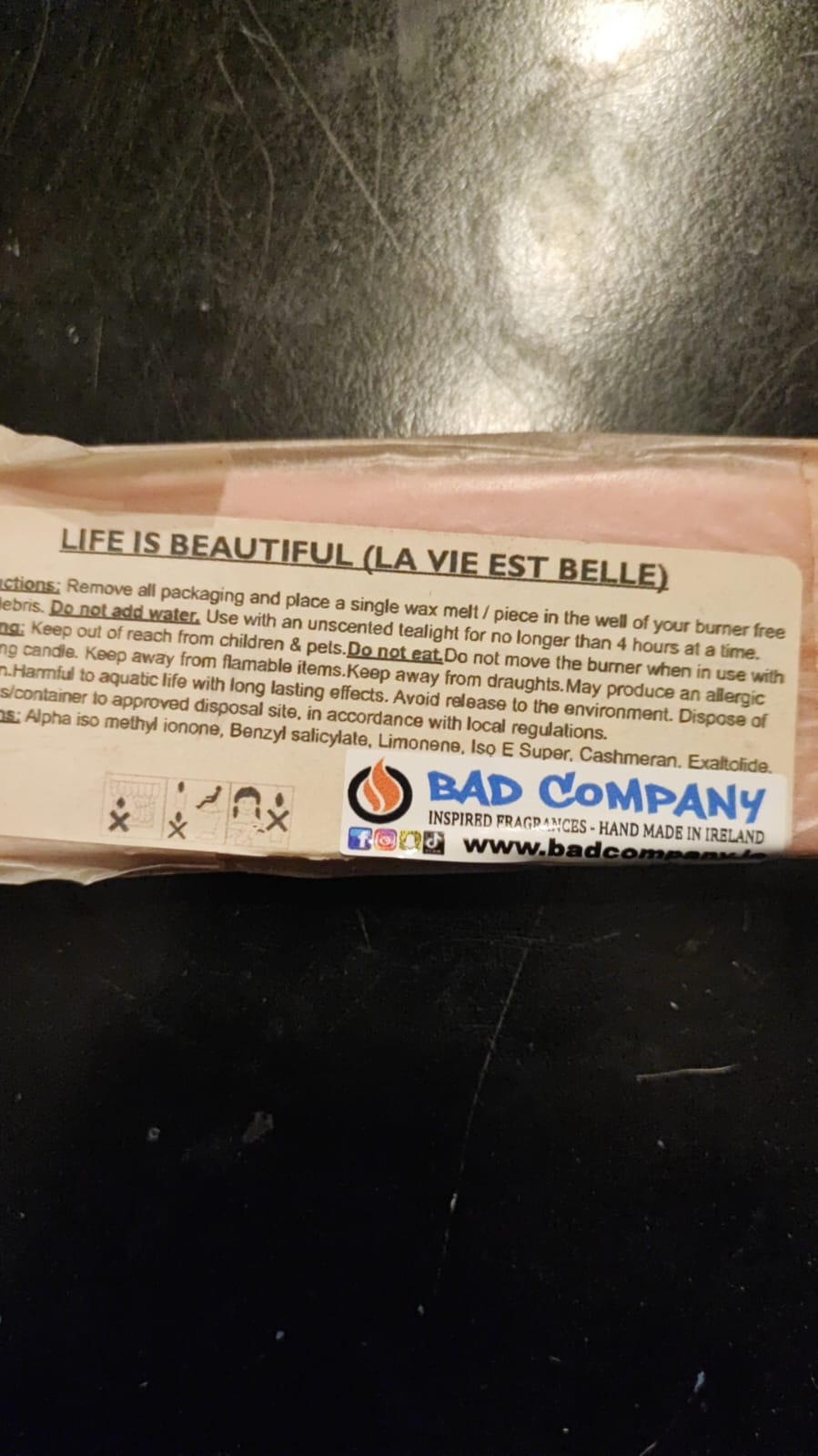 Wax melt & scents