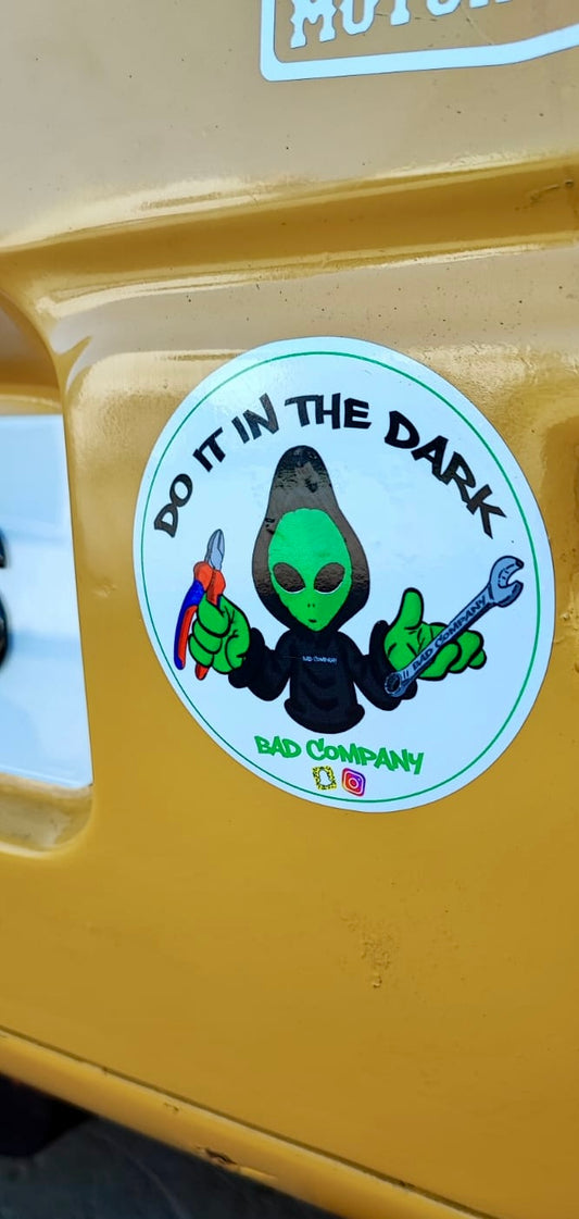 Do it in the dark sticker