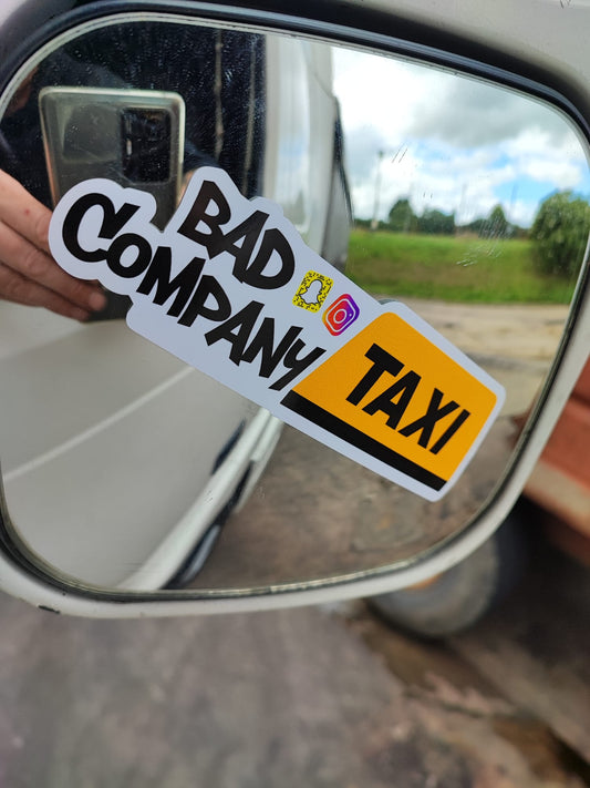 Bad Company TAXI sticker